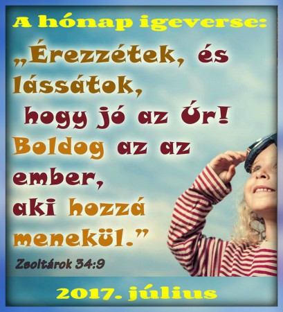 2017 - július hónap igeverse